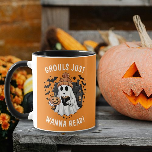 Funny Halloween Book Lovers  Mug