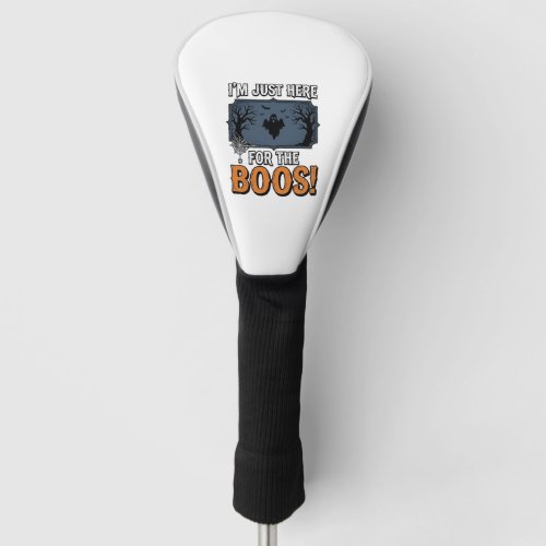 Funny Halloween Boos Vintage Ghost Shirt Design_1 Golf Head Cover