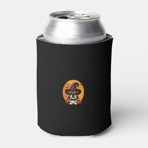 Funny Halloween Bulldog Dog Dad Dog Mom English Bu Can Cooler