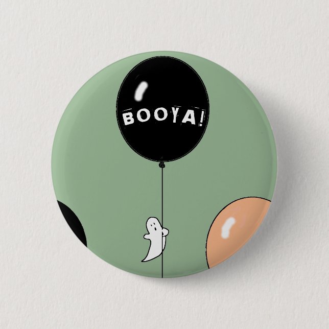Funny Halloween Button (Front)