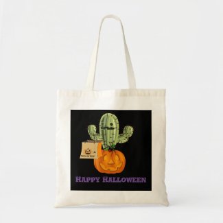 Funny Halloween Cactus Trick or Treat