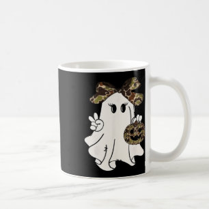 Funny Halloween Camouflage Camo Ghost Hello Huntin Coffee Mug