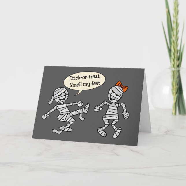 Funny Halloween card (Front)