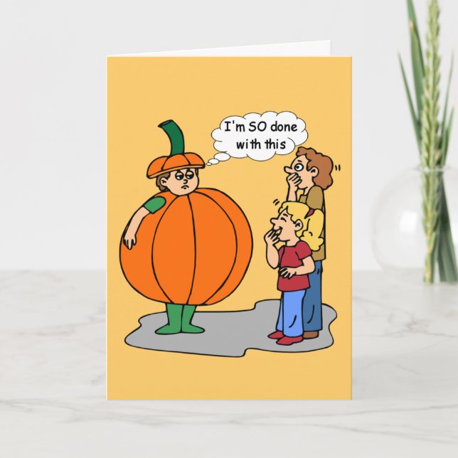 Funny Halloween card (Front)