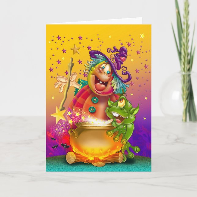 Funny Halloween Cards and invitation (Front)