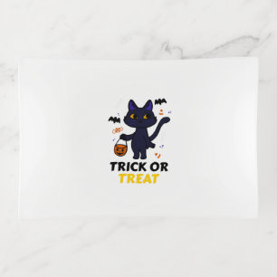 funny halloween cat costume halloween gift trinket tray
