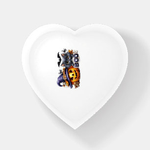 Funny Halloween Cat Sticker Witch Hat, Pumpkin an Paperweight