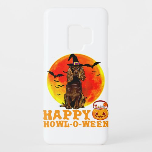 Funny Halloween Cocker Spaniel Witch Dog Pet Lover Case_Mate Samsung Galaxy S9 Case