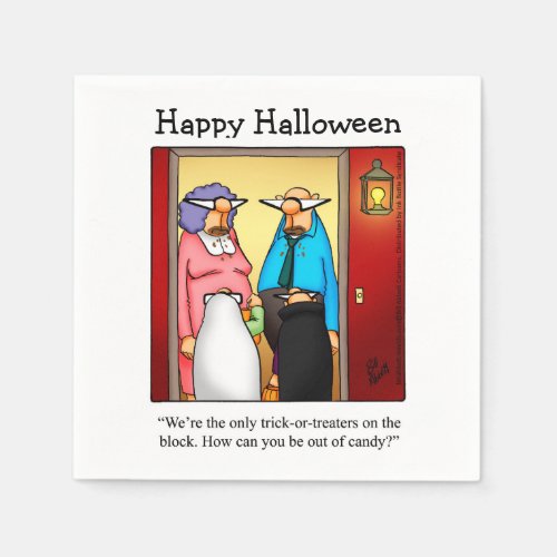 Funny Halloween Cocktail Napkins 