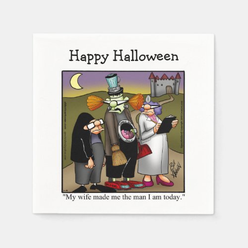 Funny Halloween Cocktail Napkins 