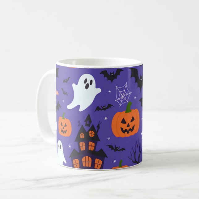 Funny Halloween Coffee Mug (Front Left)