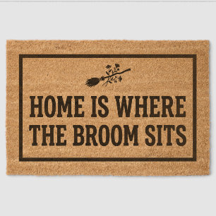 Funny Halloween Coir Doormat Witch Welcome Mat
