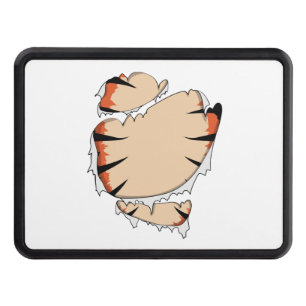 Funny Halloween Cool Funny Halloween For Tiger Hitch Cover