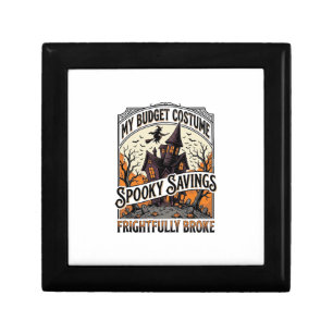 Funny Halloween Costume Broke Witch Haunted House  Gift Box