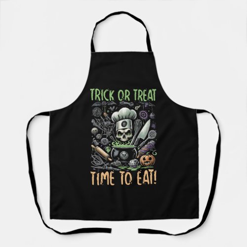 Funny Halloween Costume Chef Cook Trick Or Treat Apron