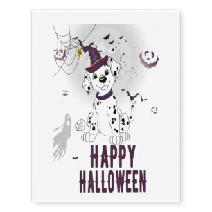 Funny Halloween Costume Dalmatian Dog Lover Gift Temporary Tattoos