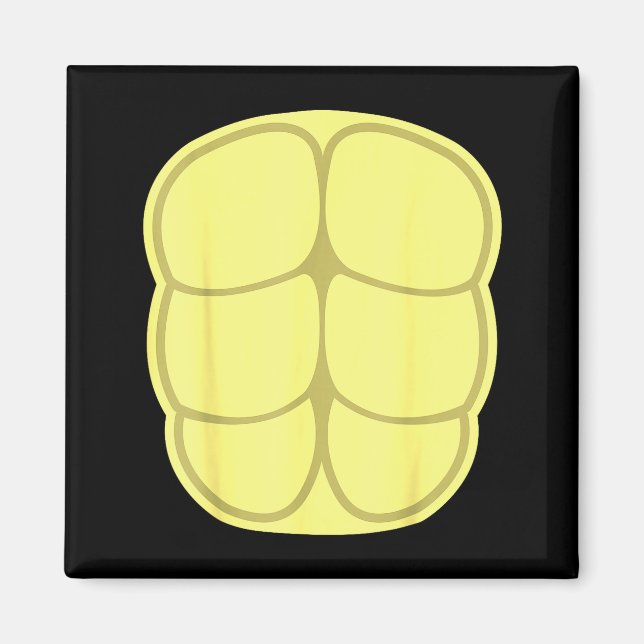 Funny Halloween Costume Diy Turtle Shell Animal Bo Magnet (Front)