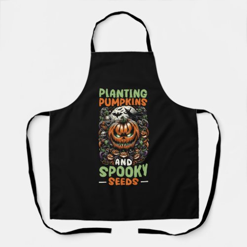 Funny Halloween Costume Gardening Gardener Trick Apron