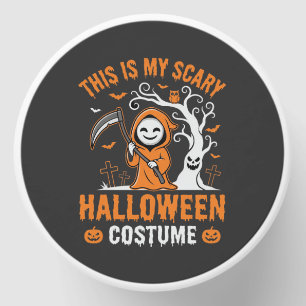 Funny Halloween Costume Grim Reaper Graveyard Desi Mini Candle Favors