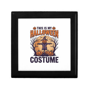 Funny Halloween Costume Pumpkin Witch Shirt Design Gift Box