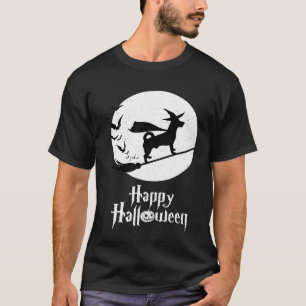 Funny Halloween Costume Witch JACK RUSSELL Dog Lov T-Shirt