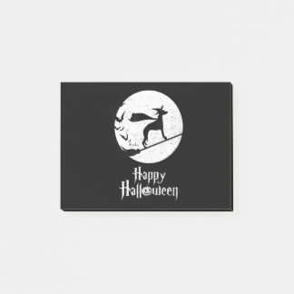 Funny Halloween Costume Witch WHIPPET Dog Lover Gi Post-it Notes