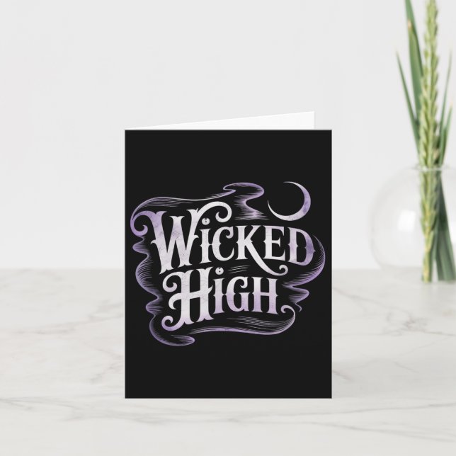 Funny Halloween Costumes Witchy Gift For Thead  Card (Front)