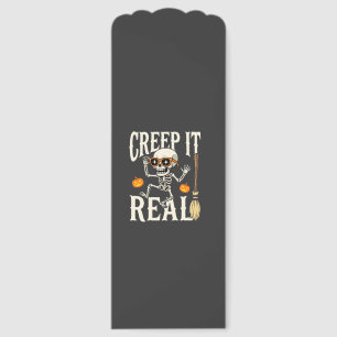 Funny Halloween Creep It Real Dancing Skeleton Des Bookmarks