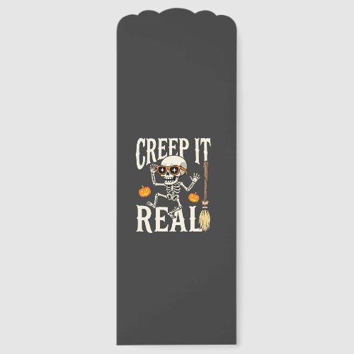 Funny Halloween Creep It Real Dancing Skeleton Des Bookmarks