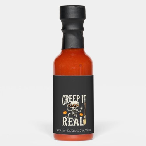 Funny Halloween Creep It Real Dancing Skeleton Des Hot Sauces