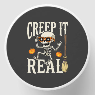 Funny Halloween Creep It Real Dancing Skeleton Des Mini Candle Favors
