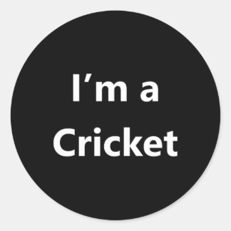 Funny Halloween Cricket Bug Insect Easy Costume La Classic Round Sticker