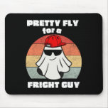 Funny Halloween Cute Ghost Spooky Funny Halloween  Mouse Pad