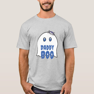 Funny Halloween Dad Cartoon Daddy Boo Ghost T-Shirt