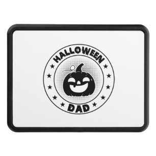 Funny Halloween Dad Halloween Pumpkin Hitch Cover