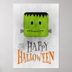Funny Halloween Decor - Grunge Poster