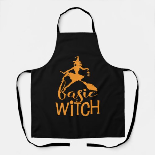 Funny Halloween Design For Women Basic Witch Apron