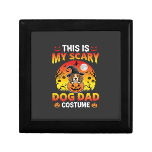 Funny Halloween Dog Dad Costume Witch Beagle Gift Box