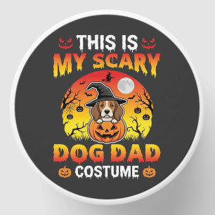 Funny Halloween Dog Dad Costume Witch Beagle Mini Candle Favors