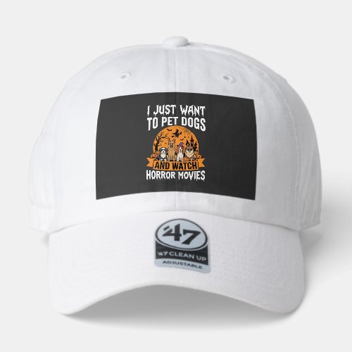 Funny Halloween Dogs Horror Movies Vector 47 Brand Hat