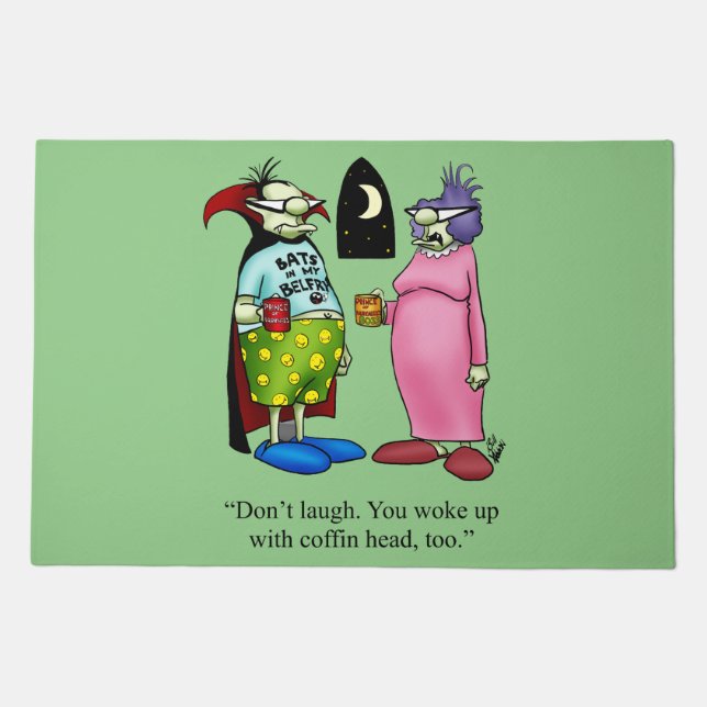 Funny Halloween  Doormat (Front)