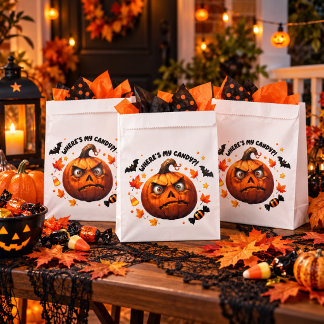 Funny Halloween Favor Bag