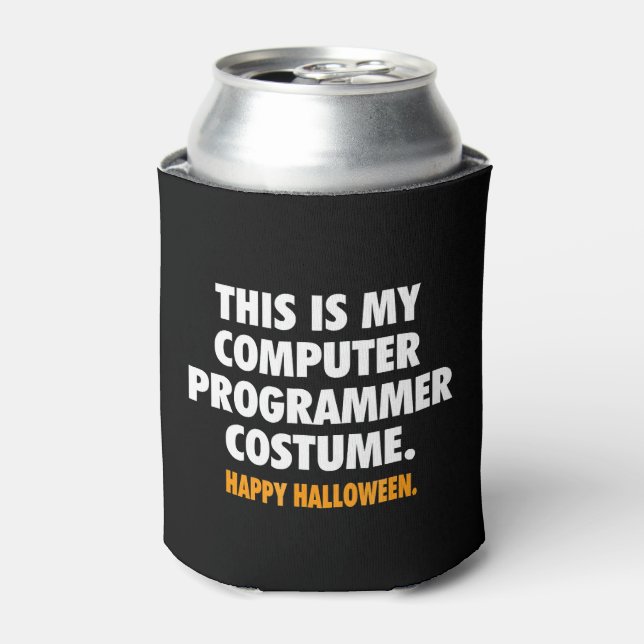 Funny Halloween For Programmers Can Cooler (Can Front)