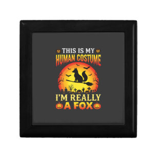 Funny Halloween Fox Human Costume Gift Box