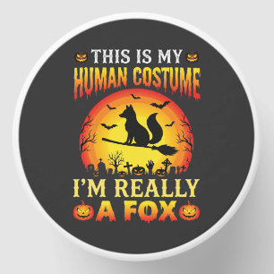 Funny Halloween Fox Human Costume Mini Candle Favors
