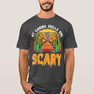 Funny Halloween Gaming Skills Gamer Girls or Boys  T-Shirt