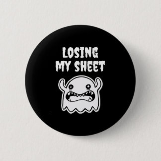 Funny Halloween Ghost Boo Sheet Losing My Sheet Button