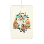 Funny Halloween Ghost Cow Air Freshener