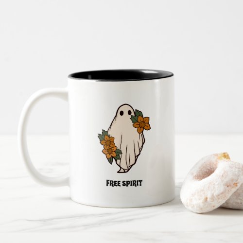Funny Halloween Ghost Free Spirit Coffee Mug