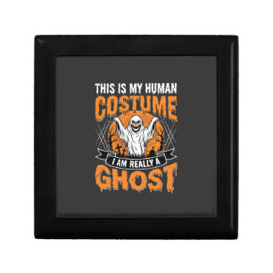 Funny Halloween Ghost Human Costume Vintage Gift Box